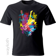 T-Shirt Guitar Splatter by wayloth